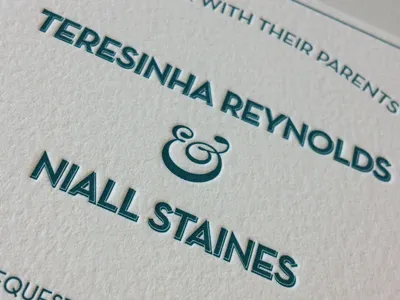 Wedding Invites ampersand blush invites letterpress stationery wedding
