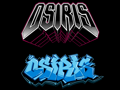 OSIRIS Shoes custom lettering design graphic design graphics lettering osiris osiris shoes type typography vector