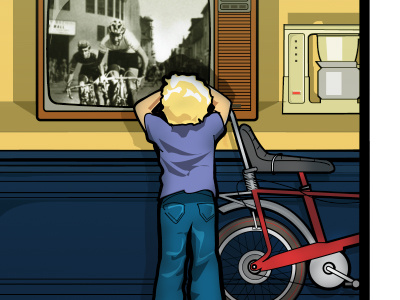 window detail bikes cycles drawing illustration