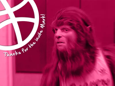 Thanks Mark! beware the moon dribbble invite stick to the path teen wolf thank you