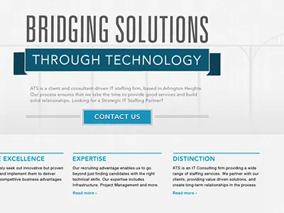 Advantech Solutions bridge flag home it recruiting web