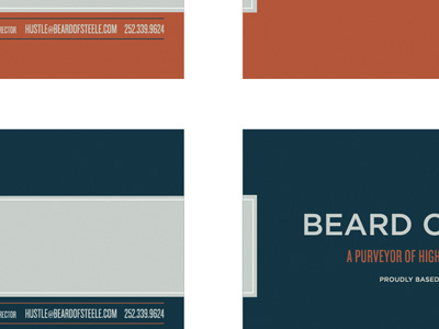 Beard of Steele business cards beard beard of steele branding business cards identity logo print