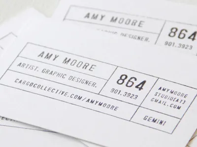 my biz cards business cards grid stamp