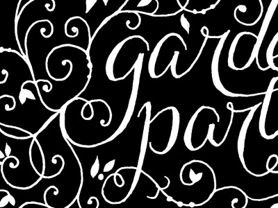 Beer label beer calligraphy flourishes label