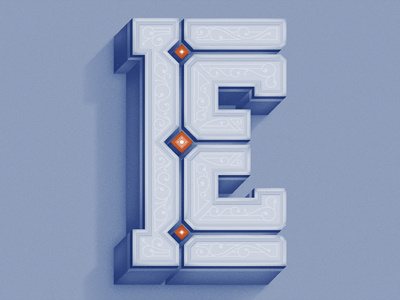 E e letter lettering typography