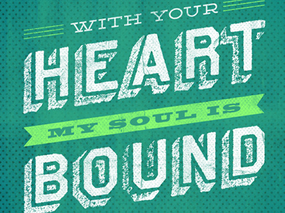 Typographic poster sappy type typography