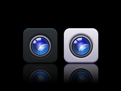 Camera camera dark icon ios lens light photo pixel