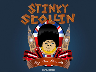 Big Ben Pale Ale ale beer ben big label pale scollin stinky