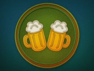 German Thank You Badge