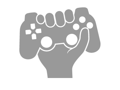 Gaming Charity Logo charity controller game gaming logo minimalist uprising