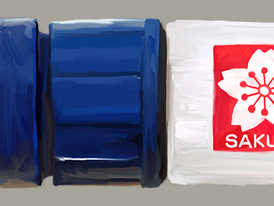 Marker Closeup cap closeup marker paint sakura
