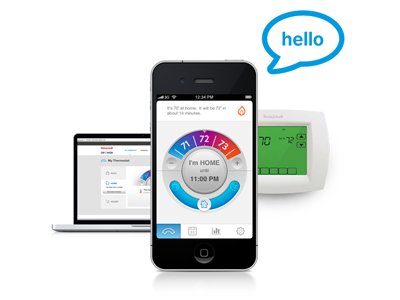 Trifecta hardware interface ix ixd mobile thermostat ux visual web