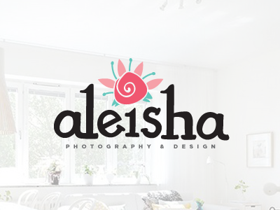 A P&D 3 custom type graphic design logo mark photography rose type