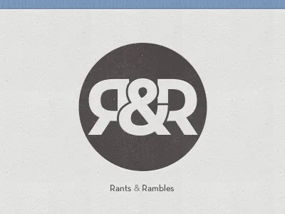 Rants & Rambles blog boat branding design logo nate rambles rants