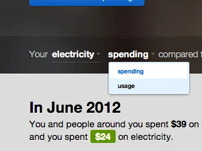 Madlib Dropdown - Dashboard Updates dropdown energy gray madlib