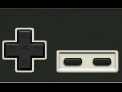 NES controller under construction! button buttons control controllers game illustration nes nintendo photoshop snes