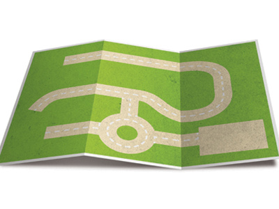 Map idea (concept) illustration illustrator isometric map texture