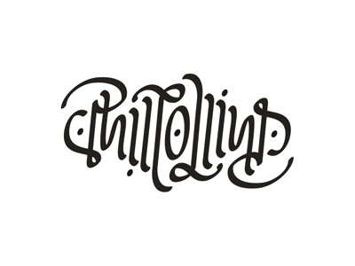 Phil Collins - ambigram - v2 ambigram collins phil slambigrams