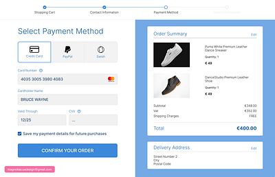 Credit Card Checkout credit card checkout ui design ux design