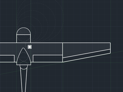 Airlab Blueprint airlab airplane blueprint dark