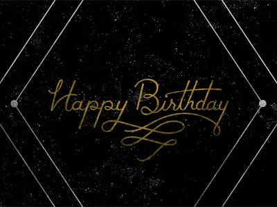 Birthday Lettering birthday dark lettering script texture