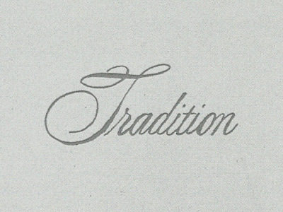 Tradition design graphic design texture typography