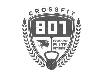 Griffon Tm Dribbble 801 crest crossfit griffen gym kettlebell logo shield