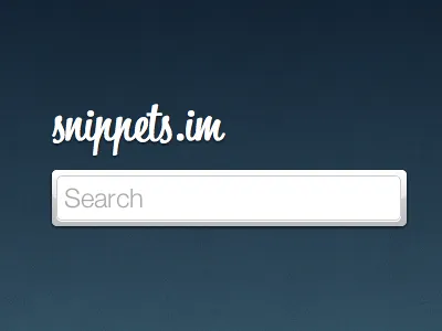 snippets.im design gradient search snippets website