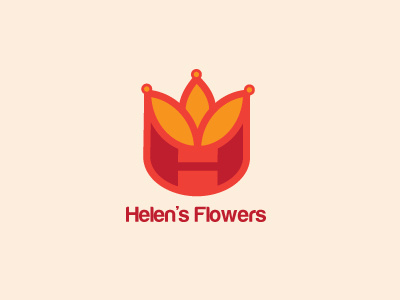 Helen's Flowers aliyev flowers logo