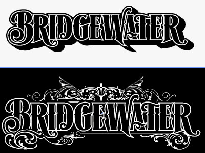 Bridgewater band bobby haiqalsyah bobsta14 bridgewater identity lettering typography vector