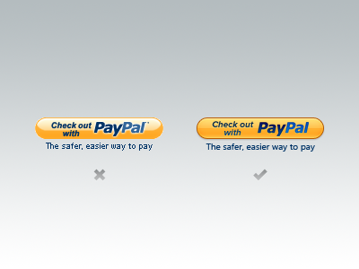 The Sexier Way To Pay button checkout ecommerce freebie logo paypal photoshop