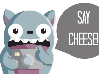 Quick lunch vector camera cat cheese illustration vector