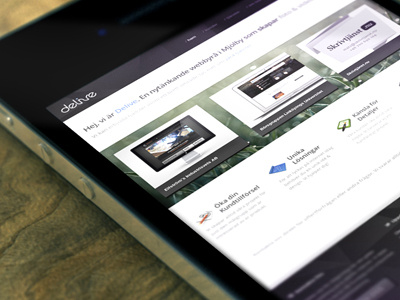 Delive - Web App agency delive ios mobile web development