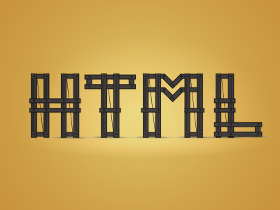 html html illustration lettering typography