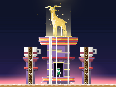 The Secret Recipe is Tears caffeine coffee game goat gold ios pixel art