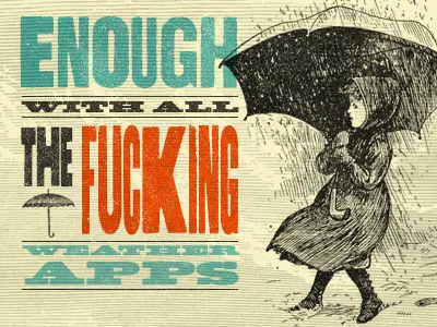 Partly Hateful with a 70% Chance of Backlash app app design ios weather weather app