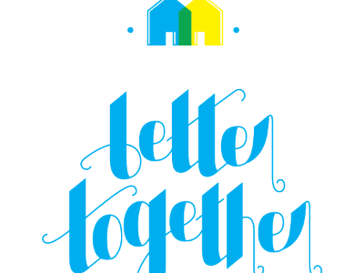 better together design print typography