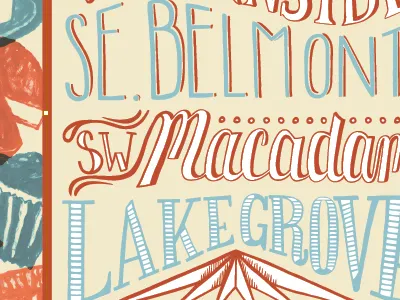 Reusable Bag 2 bag food portland reusable grocery bag typography zupans