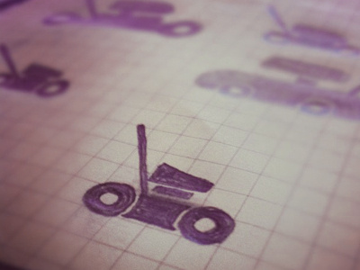 Lawn Mower Sketches icon lawn mower mower paper pencil sketch symbol