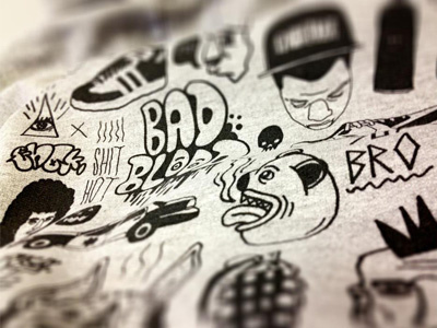 Bad Blood Sweatshirt bad blood clothing berlin clothing drawing graffiti hip hop street art sweatshirt t shirt