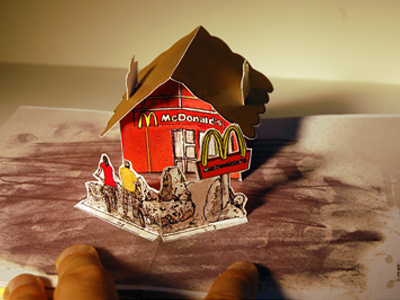 Hansel & Gretel behance berlin daad fairytale fast food hansel and gretel illustration pop up book street