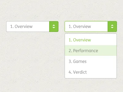Dropdown Menu States design dropdown element focus state form green pattern select box texture ui