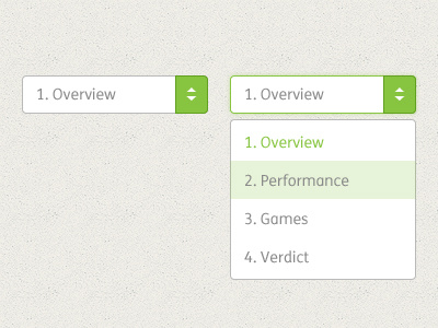 Dropdown Menu States design dropdown element focus state form green pattern select box texture ui
