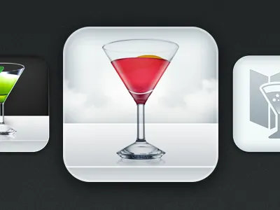 Drinks app icon design drinks icon ios