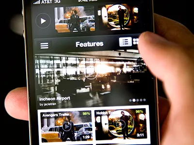 YouTube+ App User Interface app design interface tube ui user video you youtube