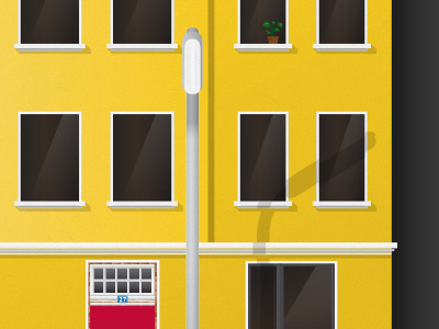 Our House city house illustration urban