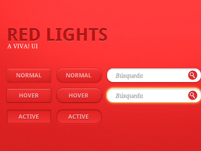 Red Lights Ui freebie ui