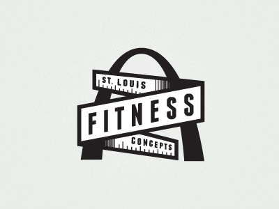 St. Louis Fitness Concepts arch fitness logo measuring tape personal trainer