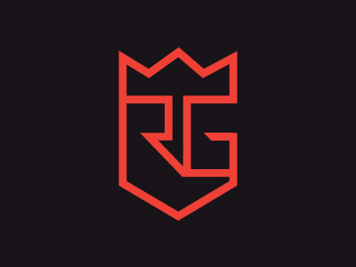Heavy Is The Crown branding letters logo monogram
