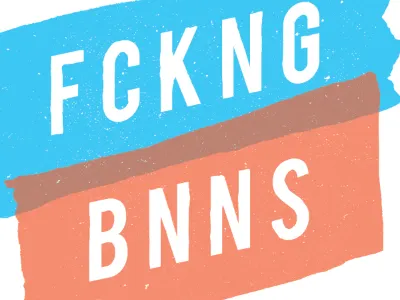fckng bnns bananas design texture type wip